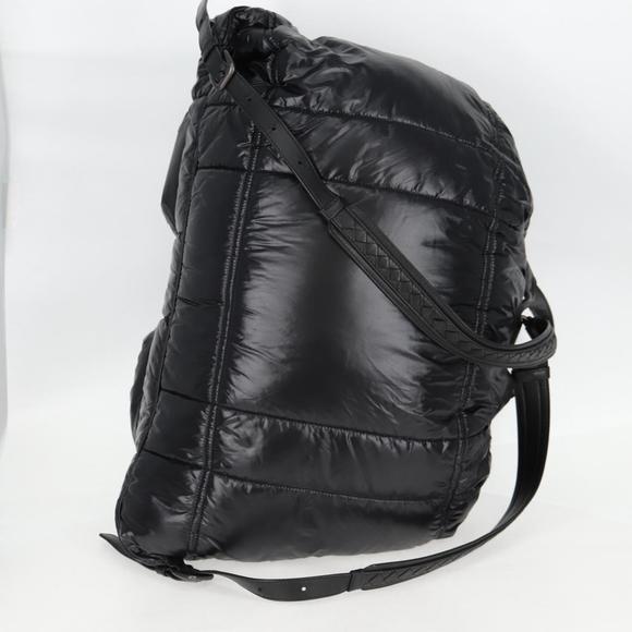 BOTTEGA VENETA INTRECCIATO Backpack Nylon Leather Black Auth 132539V main image 5